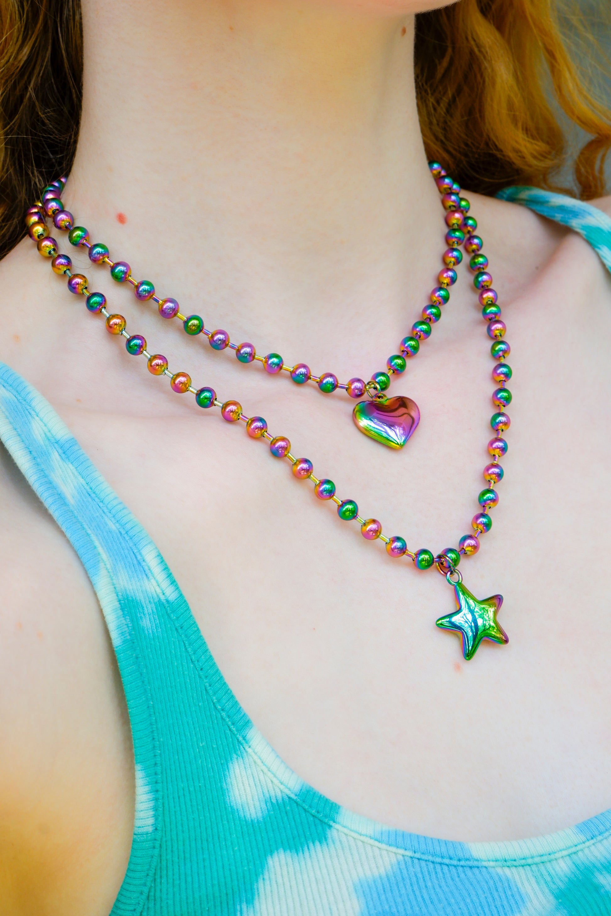 rainbow necklaces