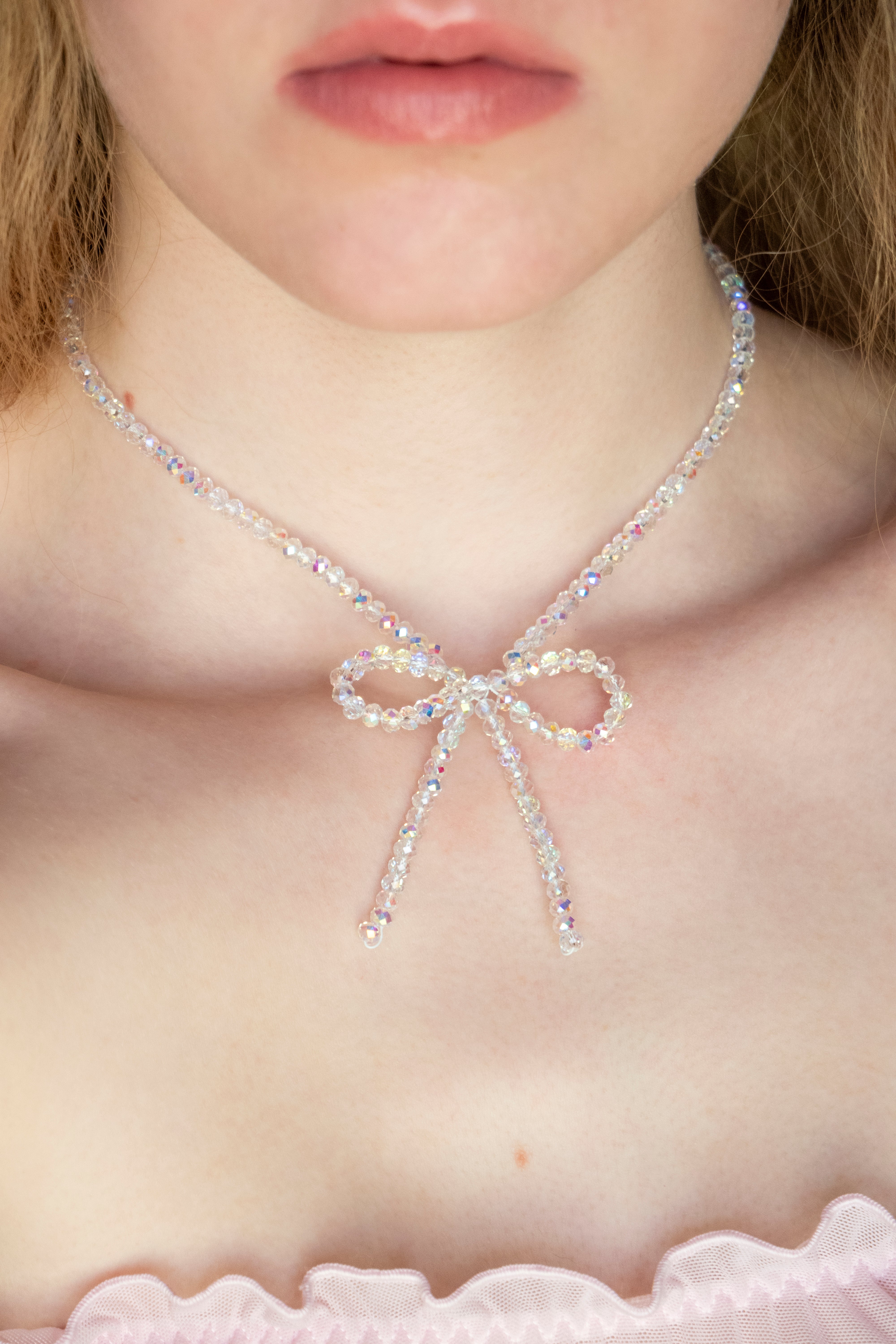 Bow necklace sales