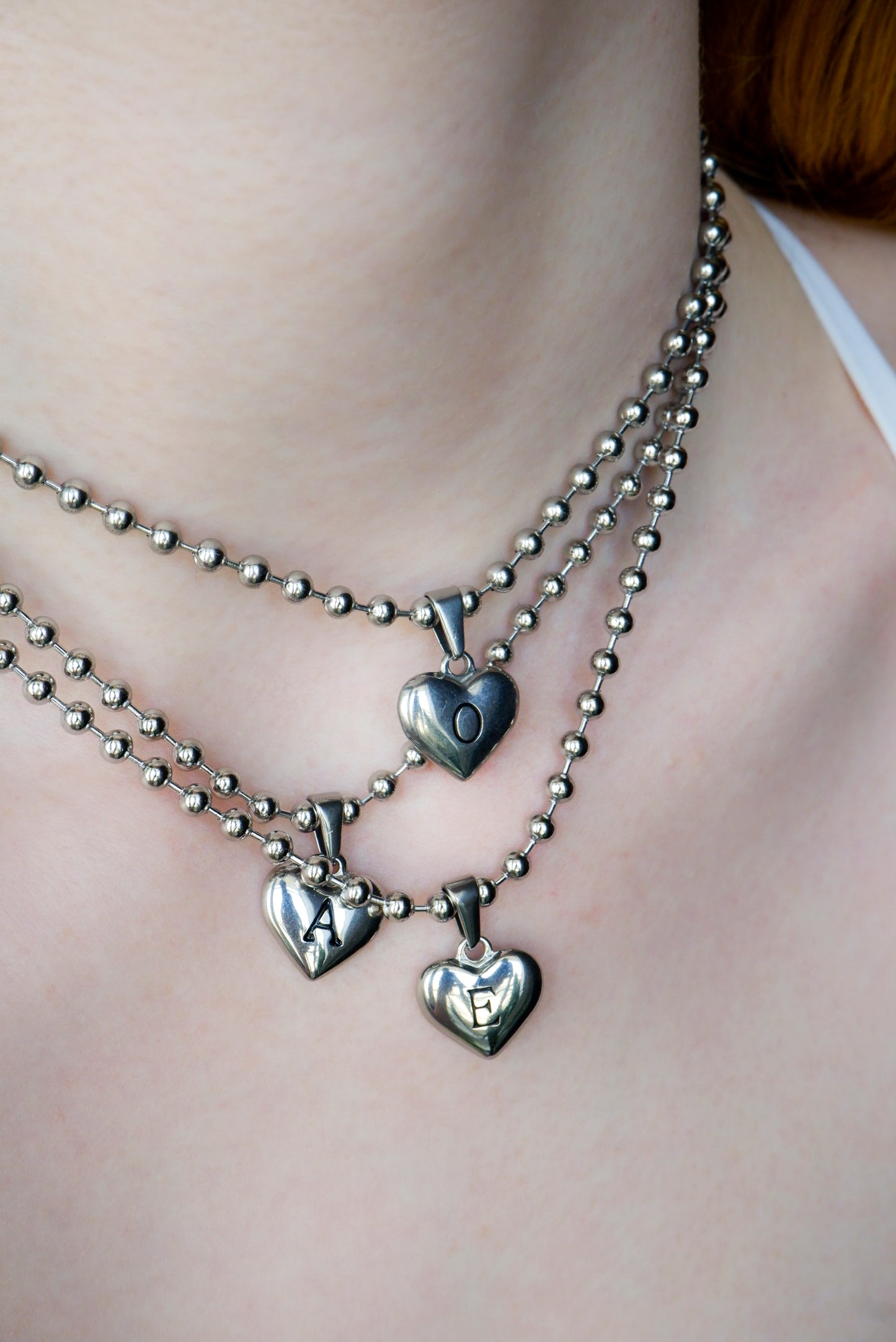 Initial Heart Necklace