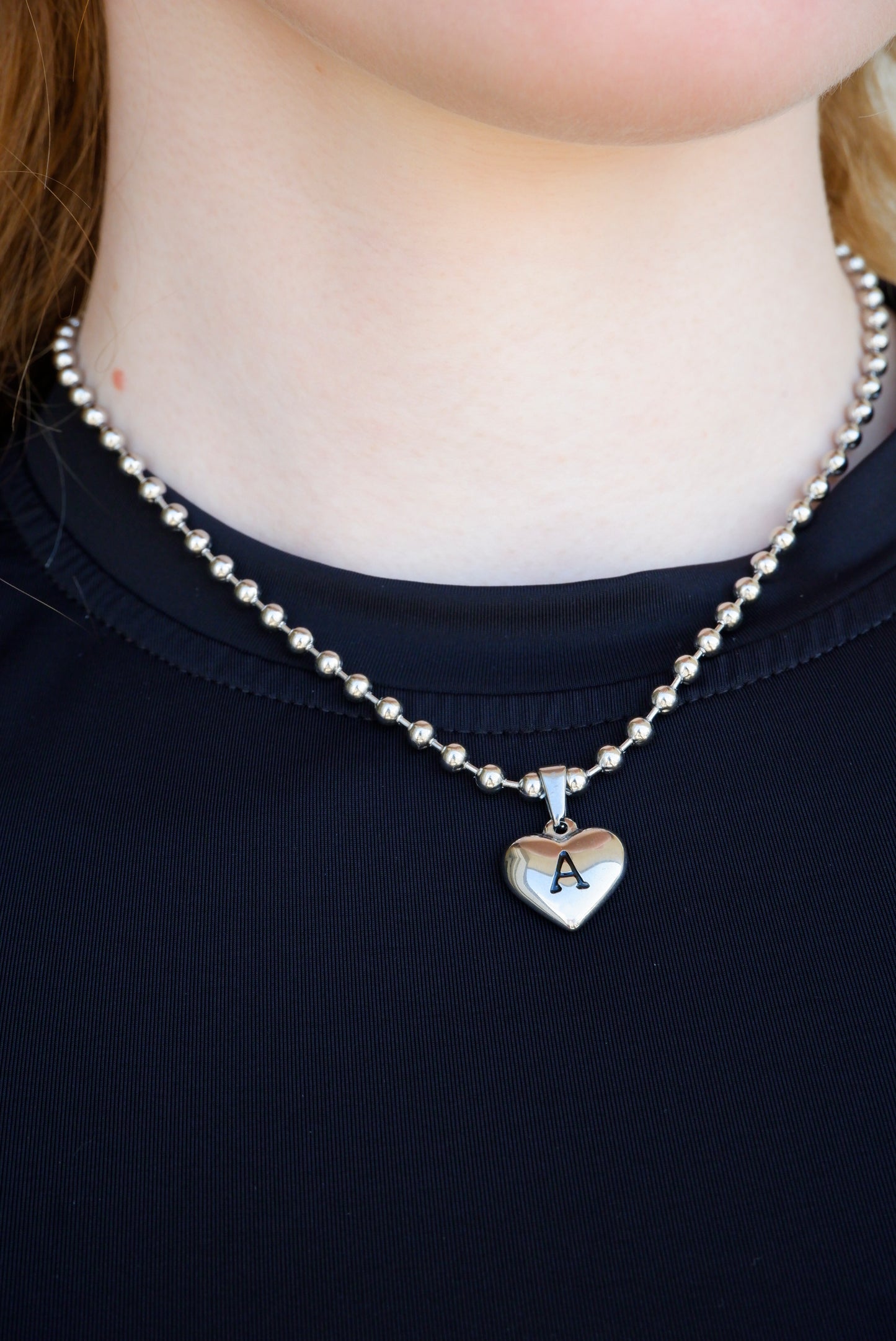 Initial Heart Necklace