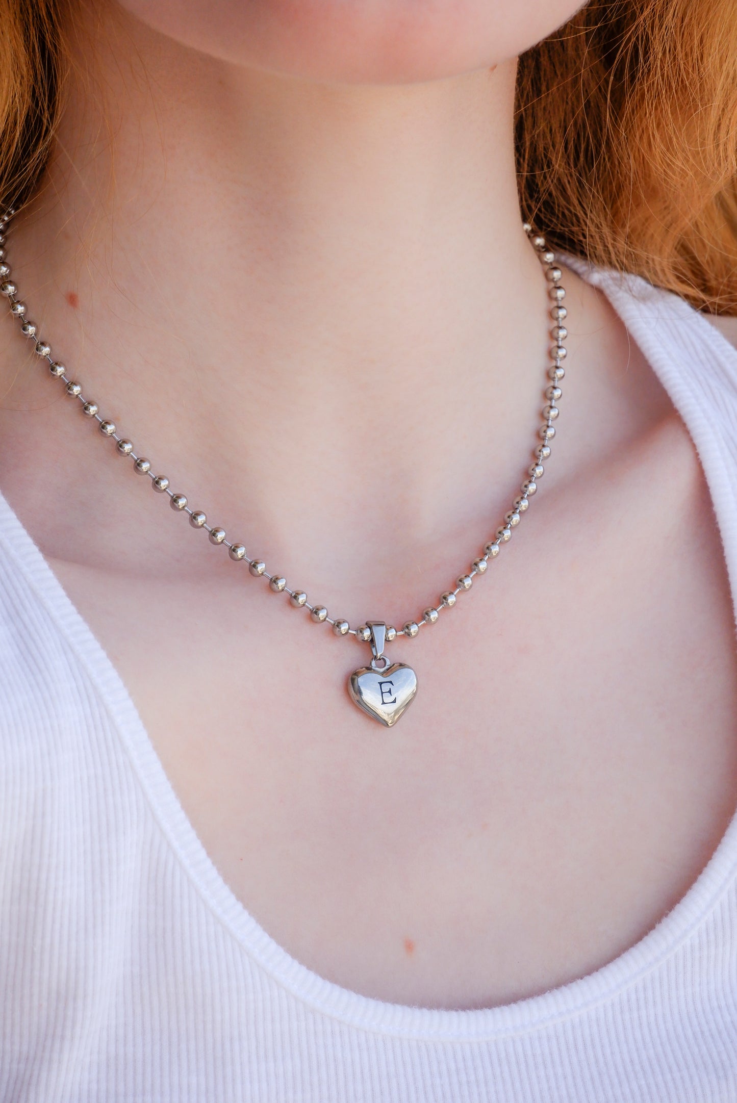 Initial Heart Necklace