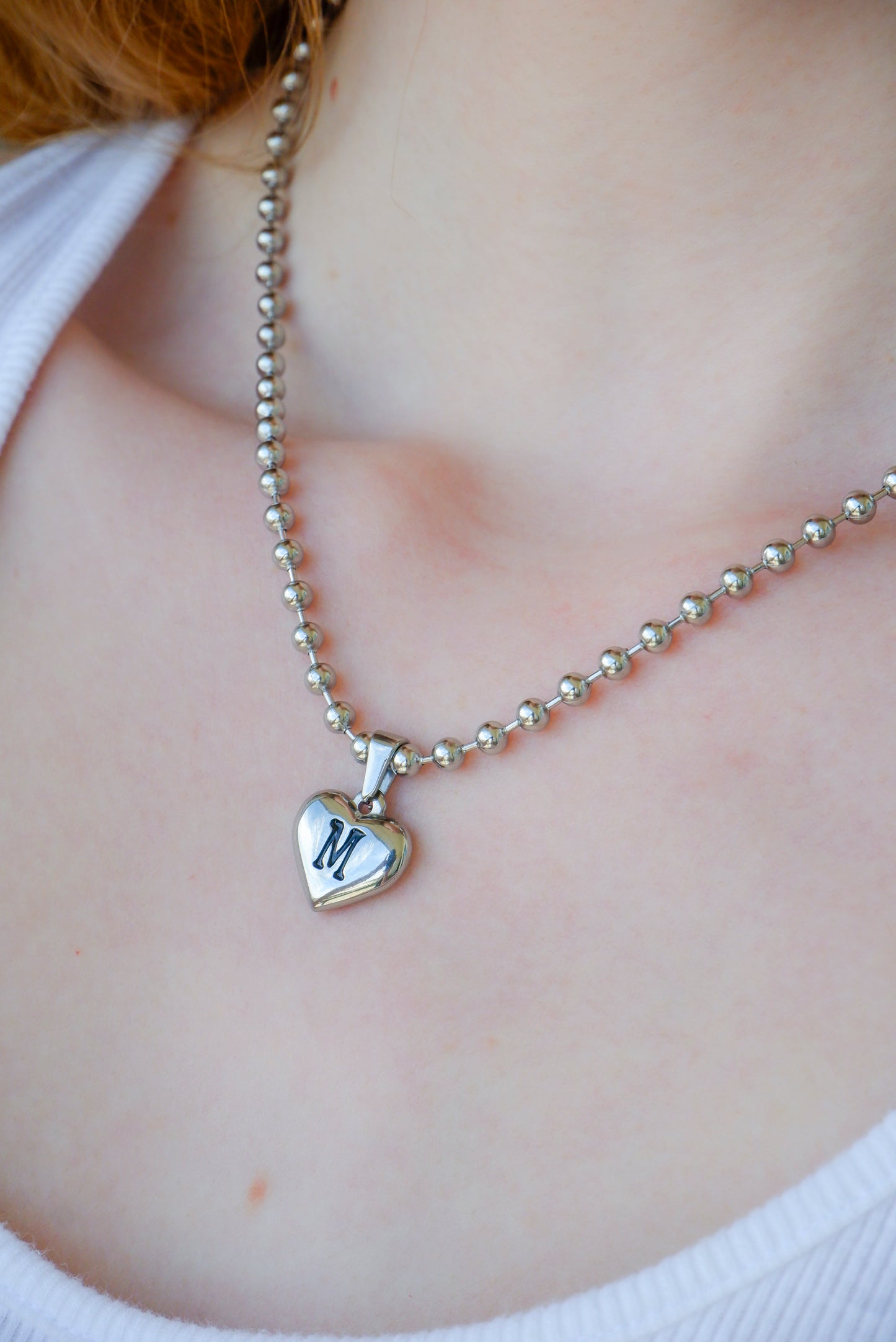 Initial Heart Necklace