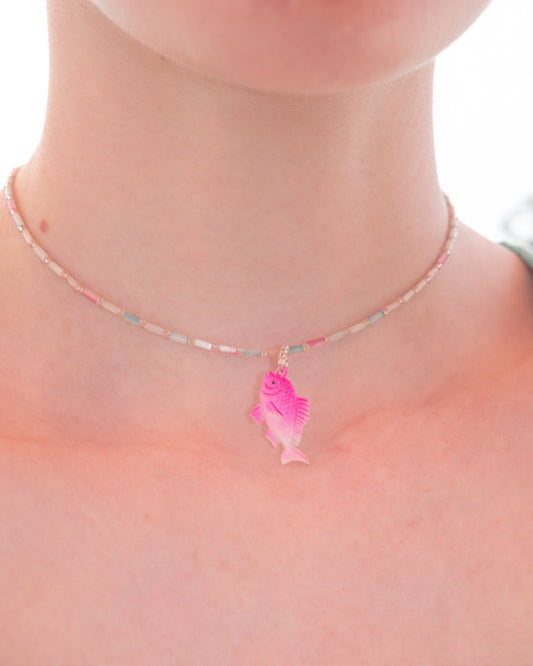 Fish Charm Choker